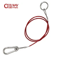 1 metre ring trailer caravan brake away breakaway safety cable braked hitch accessories parts