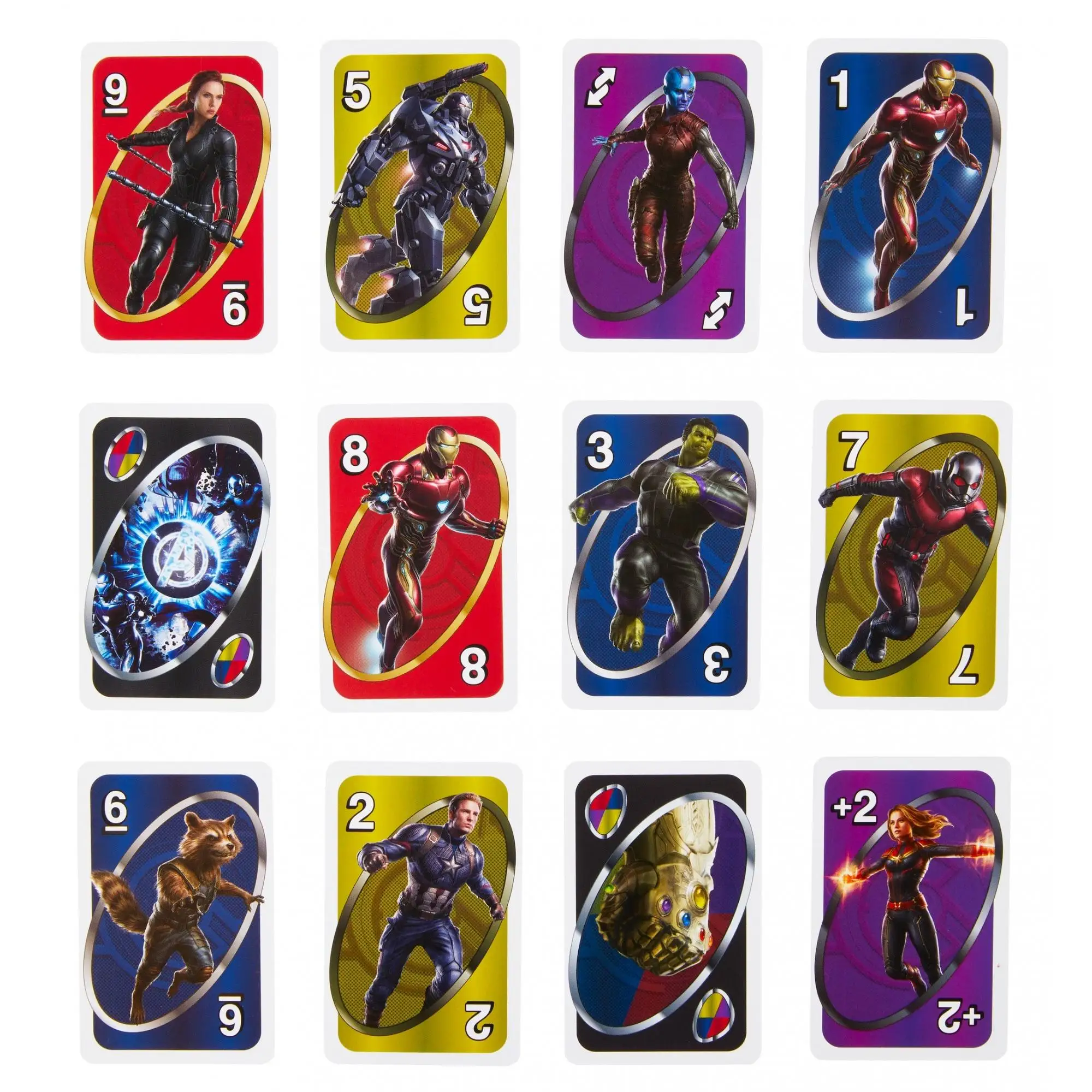 Mattel Uno: мстители настольные игры Uno забавные покерные игральные карты Подарочная
