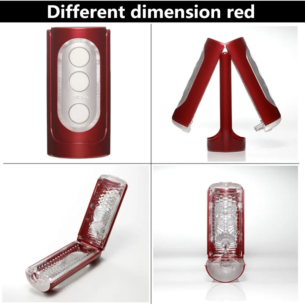 Male Masturbator Red Sex Toys for Men Realistic Vaginal Shop Masturbation Cup Adults Toy Not Vibrator Pussy | Красота и здоровье