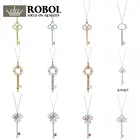 Оригинальное классическое ожерелье 16 XL TFB TTFF RLLEN из серебра 925 пробы, розовое золото и серебро, многоцветные, Опциональные элегантные украшения.