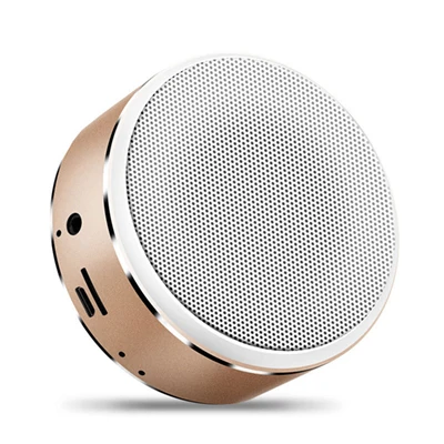 Стерео музыка портативный мини Bluetooth динамик беспроводной Hifi динамик сабвуфер громкий динамик аудио поддержка TF AUX USB A8 динамик s - Цвет: Gold