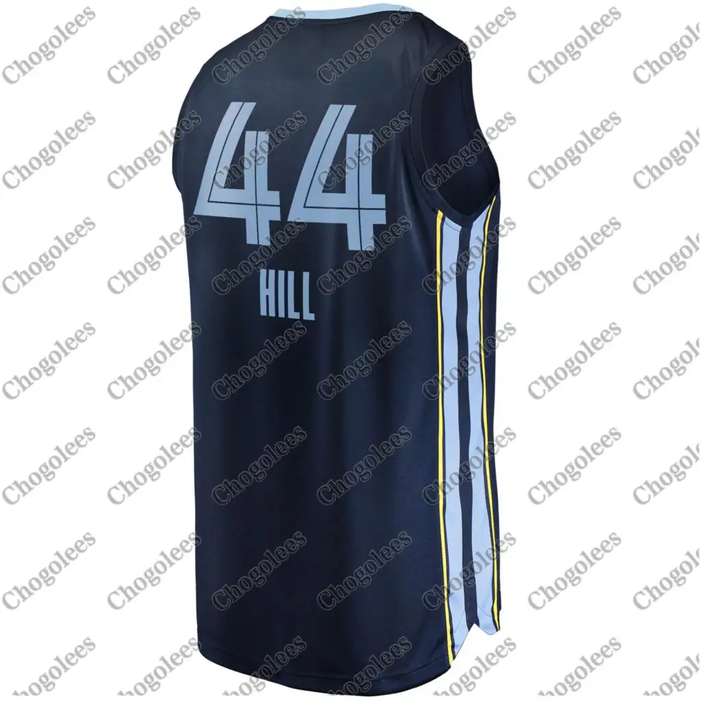 

Men Basketball Jersey Solomon Hill Memphis Branded Fast Break Player Jersey Navy Icon Edition