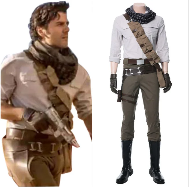 Костюм для косплея по мотивам Скайуокера униформа лидера черного цвета взрослых