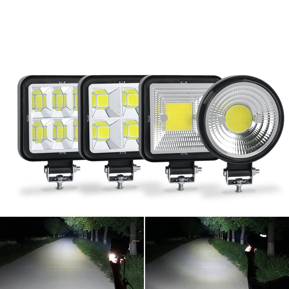 

Новейшая светодиодная панель рабочего освещения для внедорожников, точечный прожектор, комбинисветодиодный светодиодный прожектор, COB-чип...