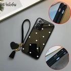 Чехол-накладка для Samsung Note 20 Ultra, закаленное стекло, с сердечками, противоударный