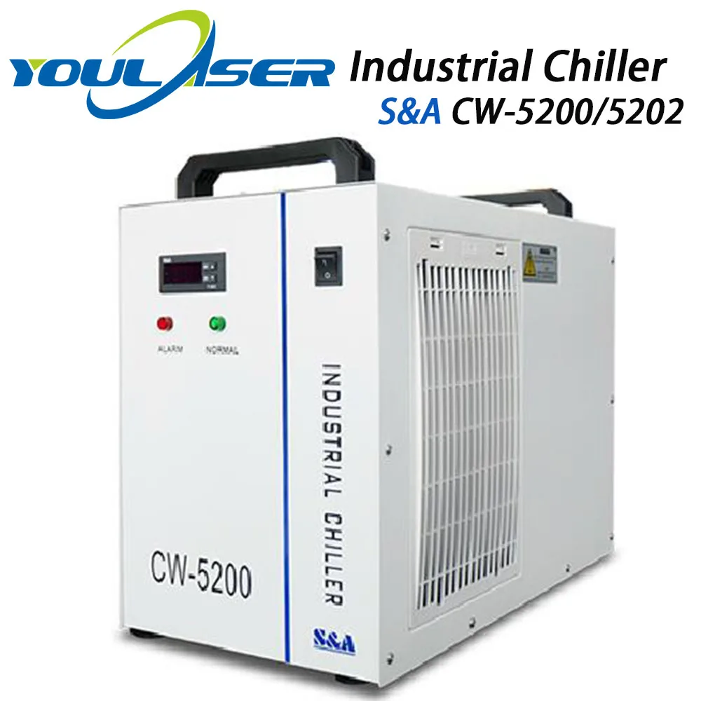 Промышленный Воздушный водяной охладитель S & A CW5200 для CO2 лазерной гравировки