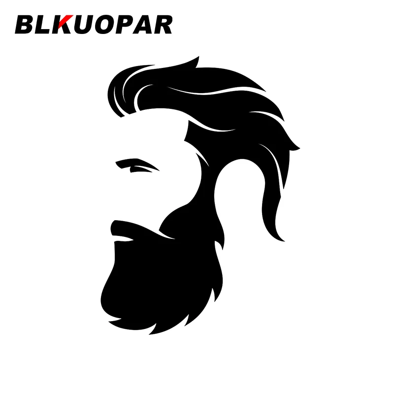 Фото Стикеры для парикмахера BLKUOPAR в хипстерском стиле мужчин водонепроницаемые