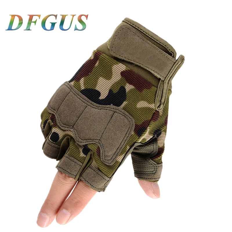 

Hard Knuckle Fingerless Tactical Gloves Military Army Bicycle Shooting Paintball Airsoft Motorcross Half Finger Gloves Men Women