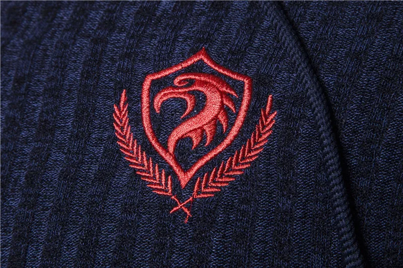 

2021 New Sprint Eagle Embroidery Hooded Sweatshirt Men Sporting Zipper Streetwear Sweatshirts Hip Hop Elasticity Hoodies Men
