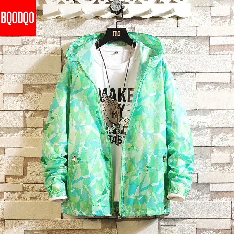 Камуфляжный принт уличная куртка пальто для мужчин Осенняя мешковатая дышащая