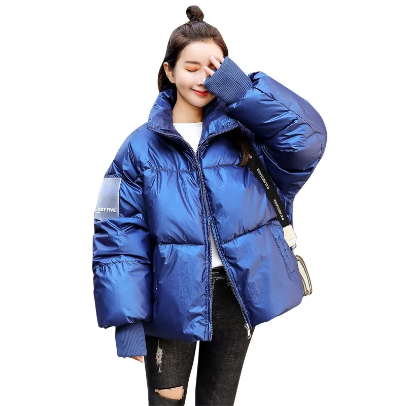 Новинка 2019 женская зимняя свободная и удобная куртка теплая короткая хлопковая