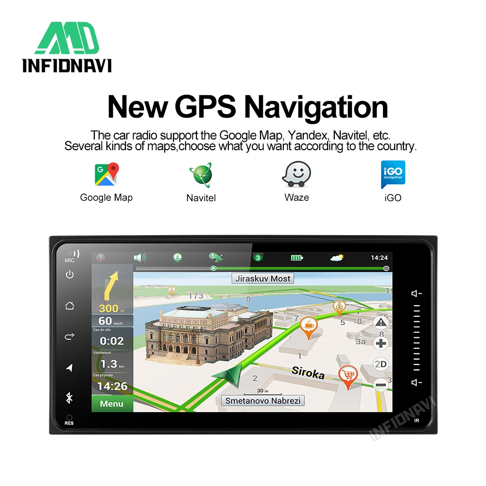 Android9.0 автомобильный dvd для Toyota Terios Старый Corolla Camry Prado RAV4 универсальное радио с навигацией 2+ 32 г автомобильный стерео gps плеер