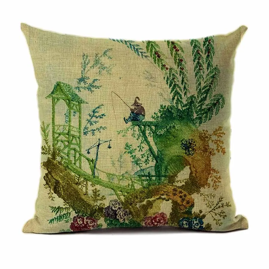 Страна Стиль жизни для диванных подушек наволочки Pastrol декорации принт кровать