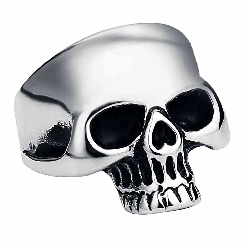 Мужские кольца из нержавеющей стали в стиле панк новые байкерские хип хоп