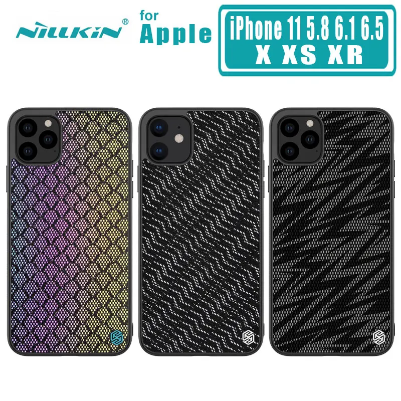 Чехол NILLKIN Twinkle для iPhone 11 Pro Max жесткий светоотражающий блестящий чехол из