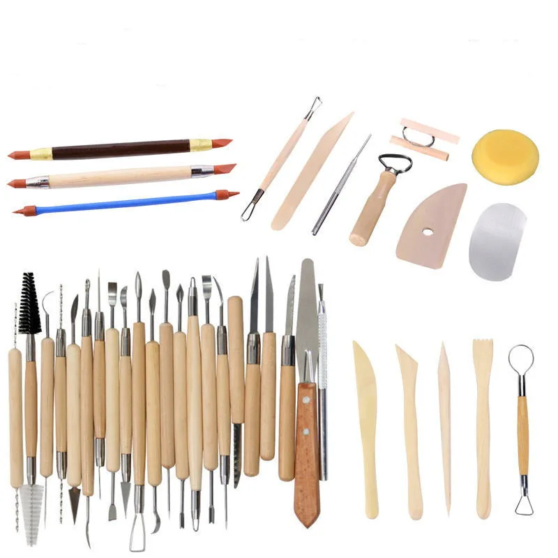 Набор керамических инструментов глина из полимера для сглаживания воска