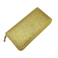 kandra 2019 new gold silver sparkling glitter wallets sequins looking various multicolors pu leather women wallet wholesale