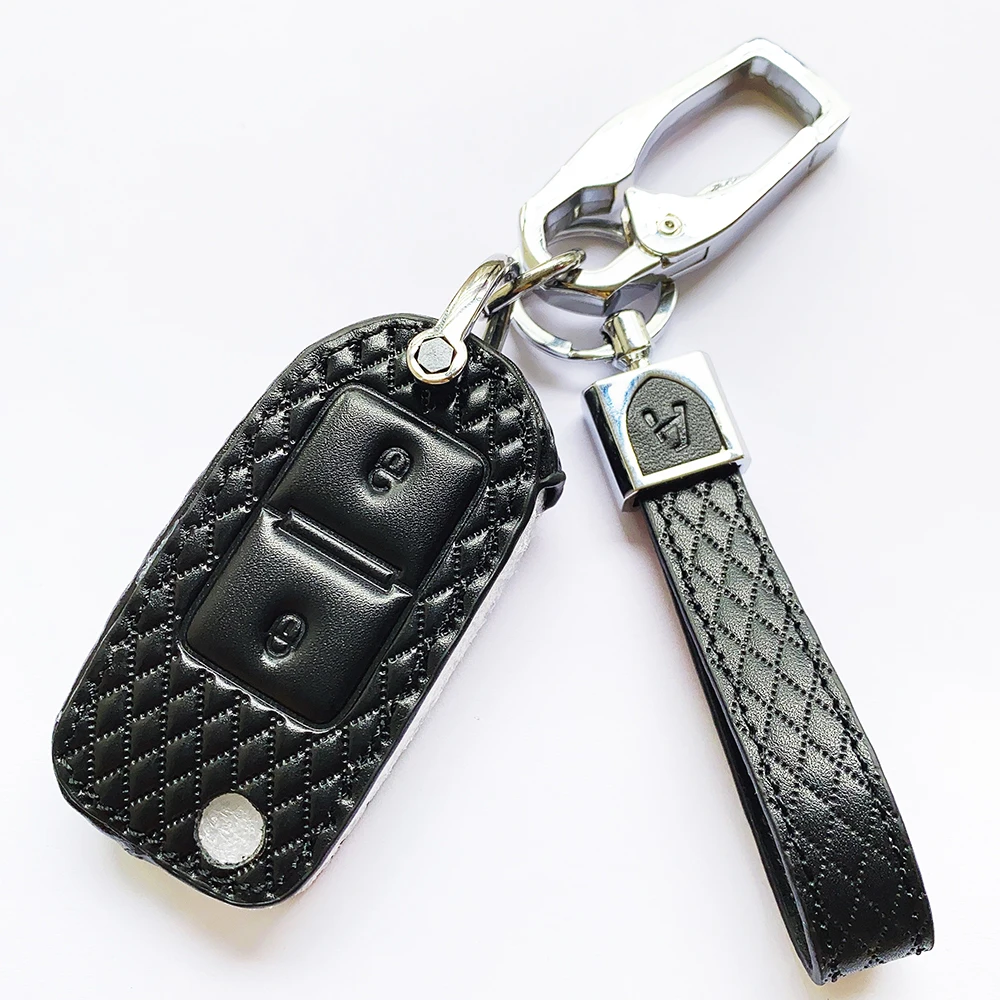 Кожаный чехол с 2 кнопками в алмазном стиле для Volkswagen VW MK4 Bora Golf 4 5 6 Passat Polo камера