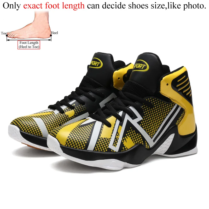 Мужские кроссовки для баскетбола ayakkabi basketbol zapatillas de basquetbol deportivas hombre trampki basket homme chaussure - Цвет: Yellow 1