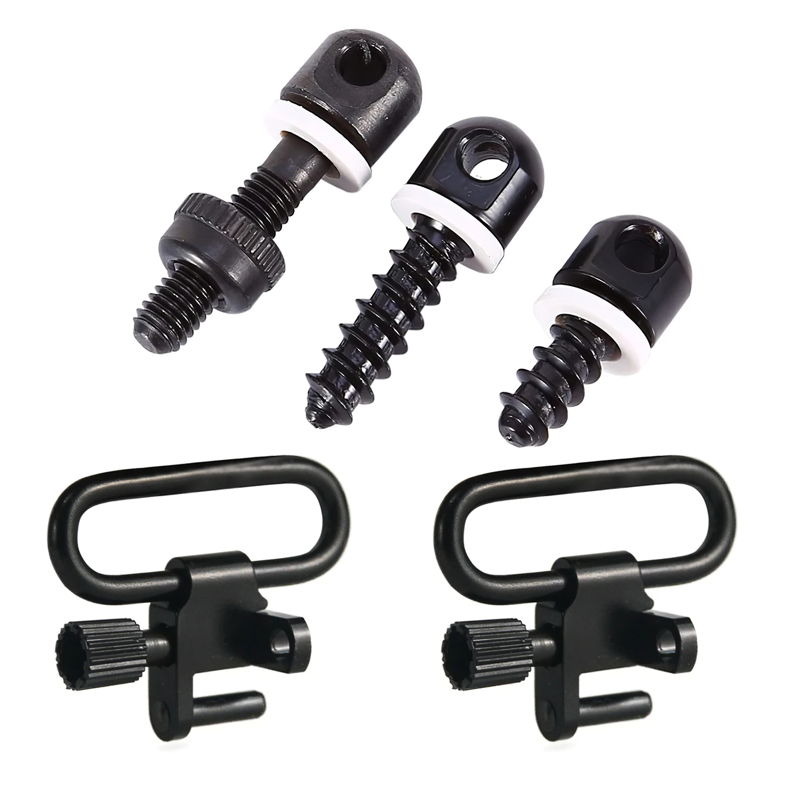 

1Inch Hoop Swivel Studs Bolt Quick Detach Machine Screw Kit Adapter Base Mount Buckle Swivels Stud Gaskets Accessorie For Sports