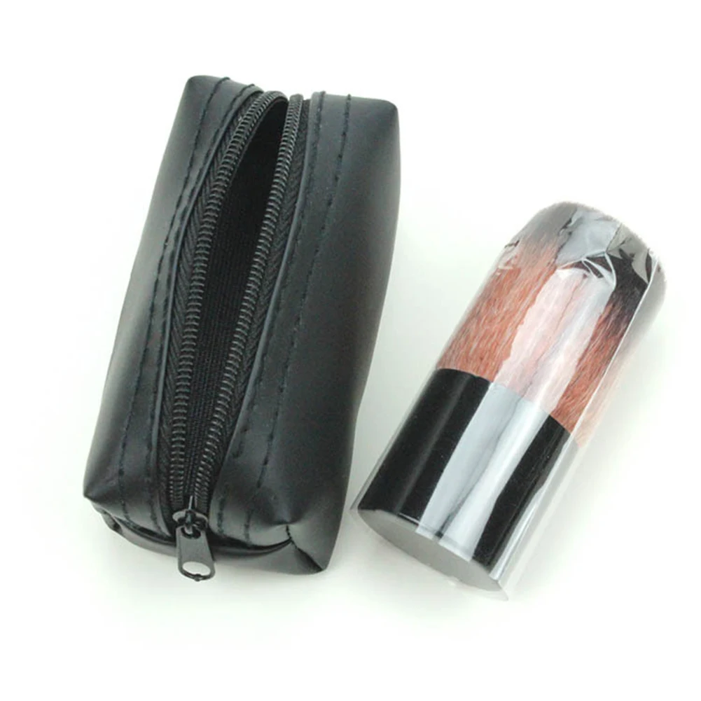 Черные Портативные кисти для макияжа мягкие румян основы косметические