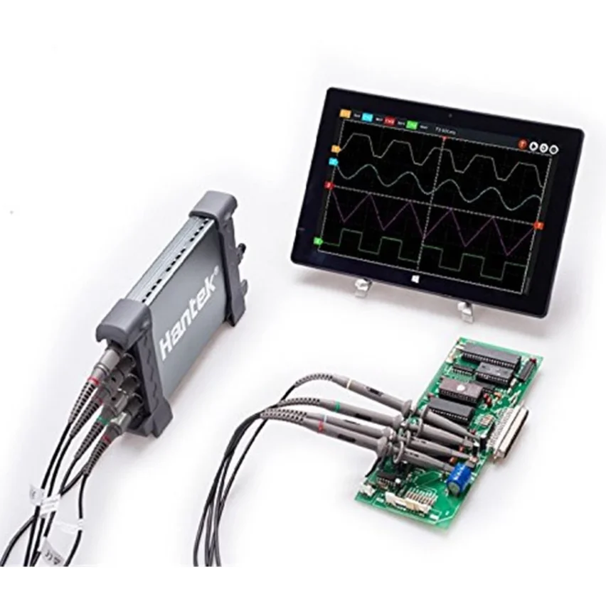 Новый осциллограф Hantek6104BD и функция произвольной формы генератора сигналов 100 МГц