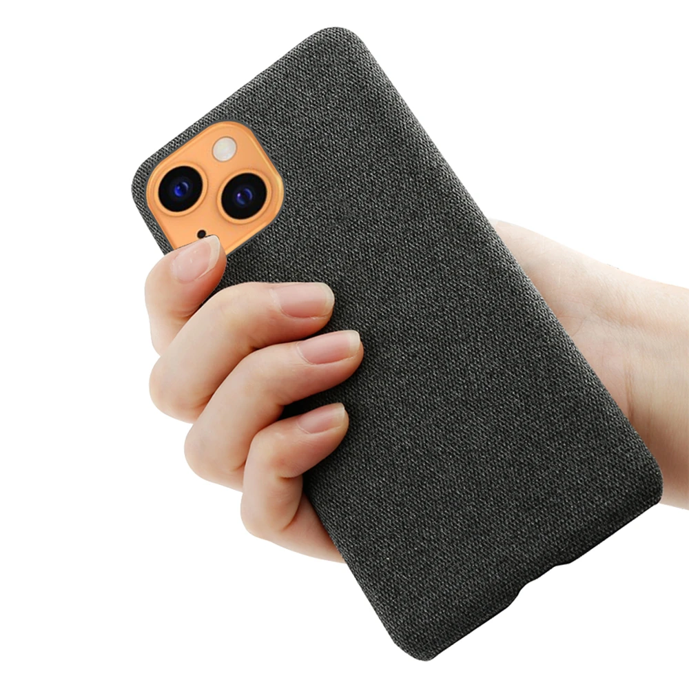 

Cloth Texture Fit Case For iPhone 13 13pro 13mini Funda Luxury Febric Antiskid Cover For Apple iPhone 13 Pro Max Mini Capa Coque