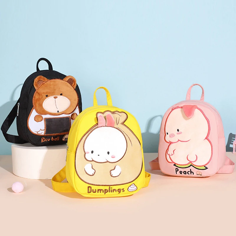

Cartoon Kids Backpack Kindergarten School Bag Lightweight Cute Animal Children's Small Bookbag Waterproof Baby Toddler Backpack