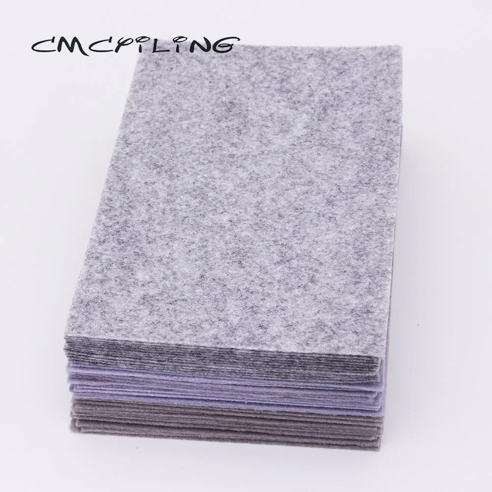 CMCYILING 40 шт./лот 10*15 см войлочная ткань толщина 1 мм полиэфирная для рукоделия шитья