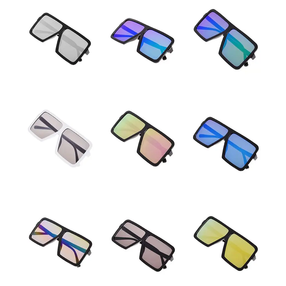 Высокое качество 1 шт квадратные плоские большие солнцезащитные очки оправа