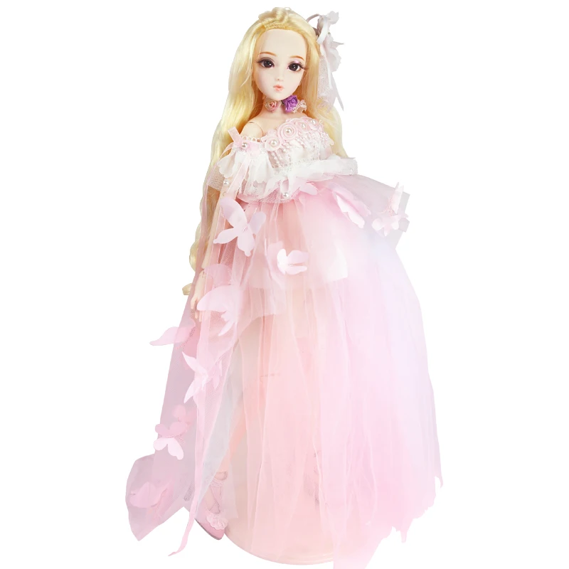 Кукла-принцесса DBS bjd 1/4 45 см Винни включает в себя элегантное платье парики шапку