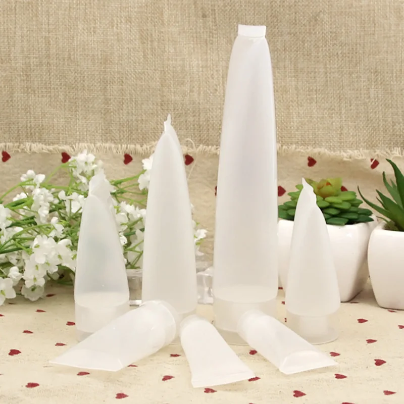 5 шт. пустой прозрачный пластиковый тюбик для косметического крема лосьона