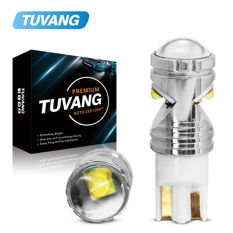 2 шт. светодиодный Автомобильные светодиодные лампы T10 W5W 194 168 DRL Cree|Сигнальная