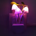 Романтический Красочный светодиодный ночник, лампа в виде грибов, прекрасный ночник для кровати, светильник льник для домашнего искусства, декоративное освещение, вилка USEU
