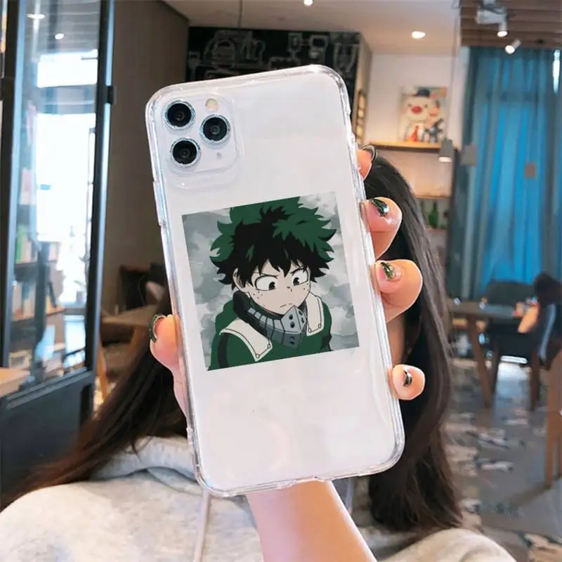 

My Hero Academia Japan Anime Art Phone Case For iphone 6 7 8 12 11 pro Max Mini plus X XR XS Samsung S10 9 7 8 Plus Soft Cover