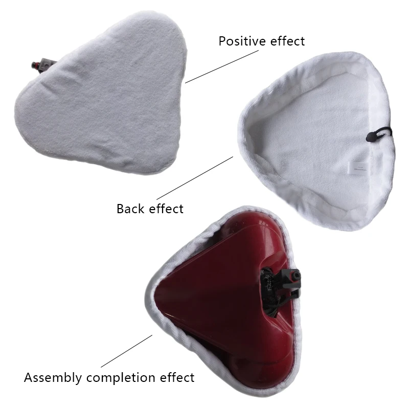 

28x20cm Replacement Washable Steam Mop Microfiber Cloth Pad Floor Mop Cover For H20 Kitchen or Living Room Cleaning Supplies