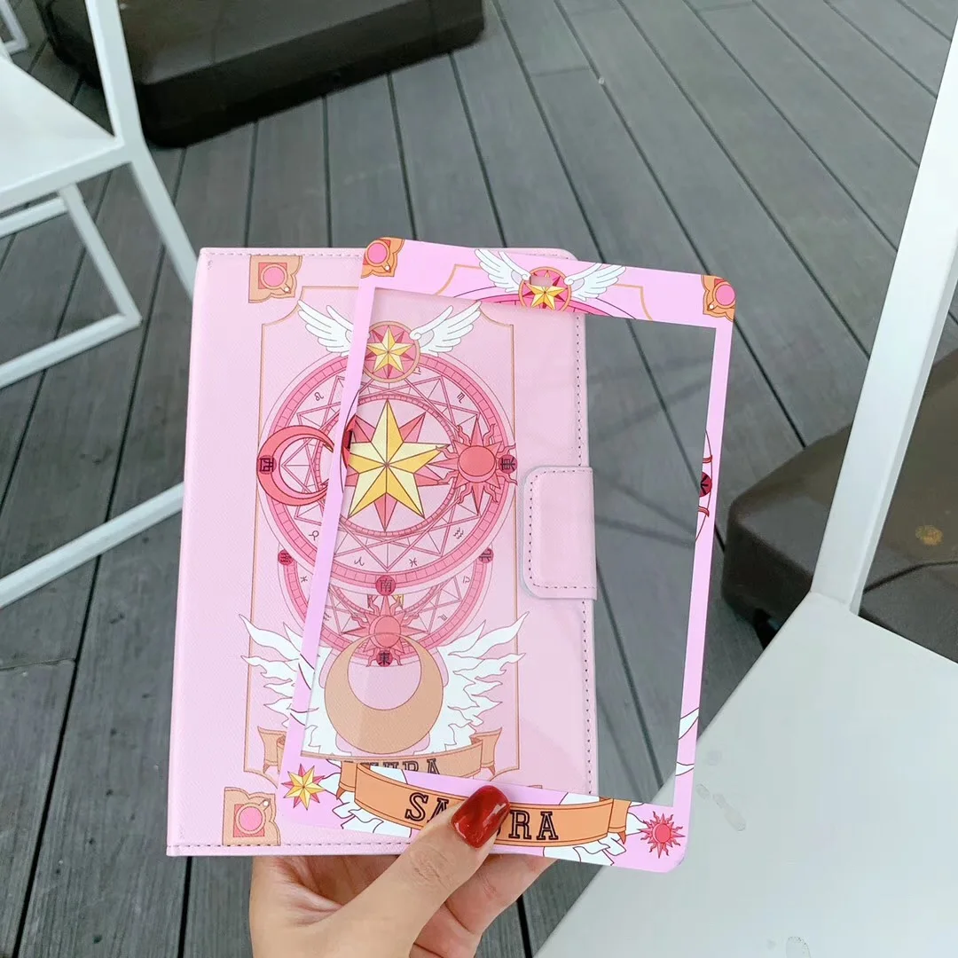 Cardcaptor Sakura Единорог Сейлор Мун шаблон для iPad 9,7/ 9,7/Pro 9,7 inch/Air1/Air2 Экран протектор+ чехол