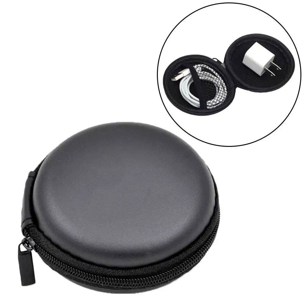 

Multifunctional Shockproof Round Zipper Storage Bag Earphone Organizer Pouch
