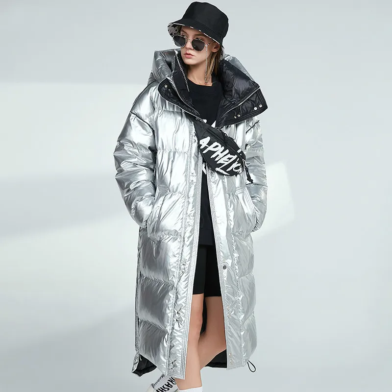 Женский пуховик с капюшоном плотное зимнее пальто мужская одежда 2020 корейский