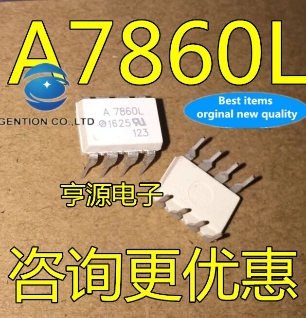 10 шт., A7860P, A7860L, фотовспышка, блистерная деталь DIP-8, новинка 100%, оригинал