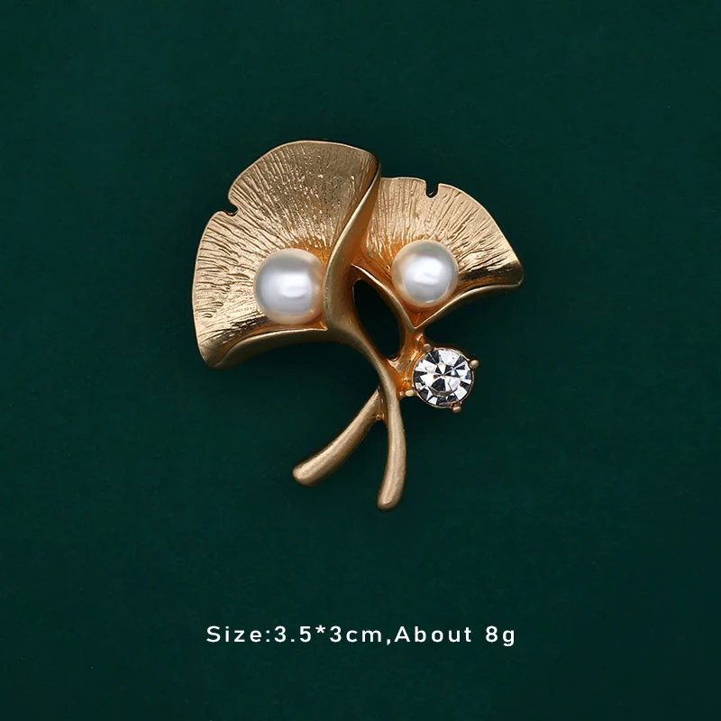 Женская Винтажная брошь в виде растения