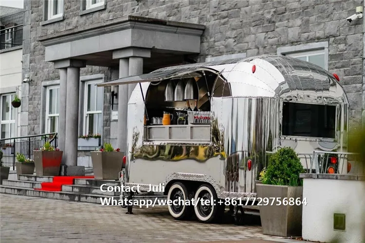 Полностью нержавеющая сталь hig качество 4 м длина мобильный грузовик