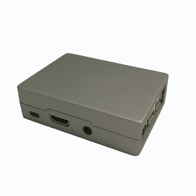 

Raspberry Pi 3 b чехол, Pi 3 Модель B алюминиевый серый чехол, RPI 3B/3B + металлический корпус Blackr Box
