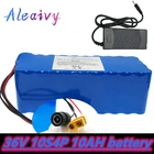 Литий-ионный аккумулятор 36 в 10 Ач, перезаряжаемый электровелосипед 500 Вт, Электрический литий-ионный аккумулятор, аккумулятор 36 В, электрический мопед, скутер