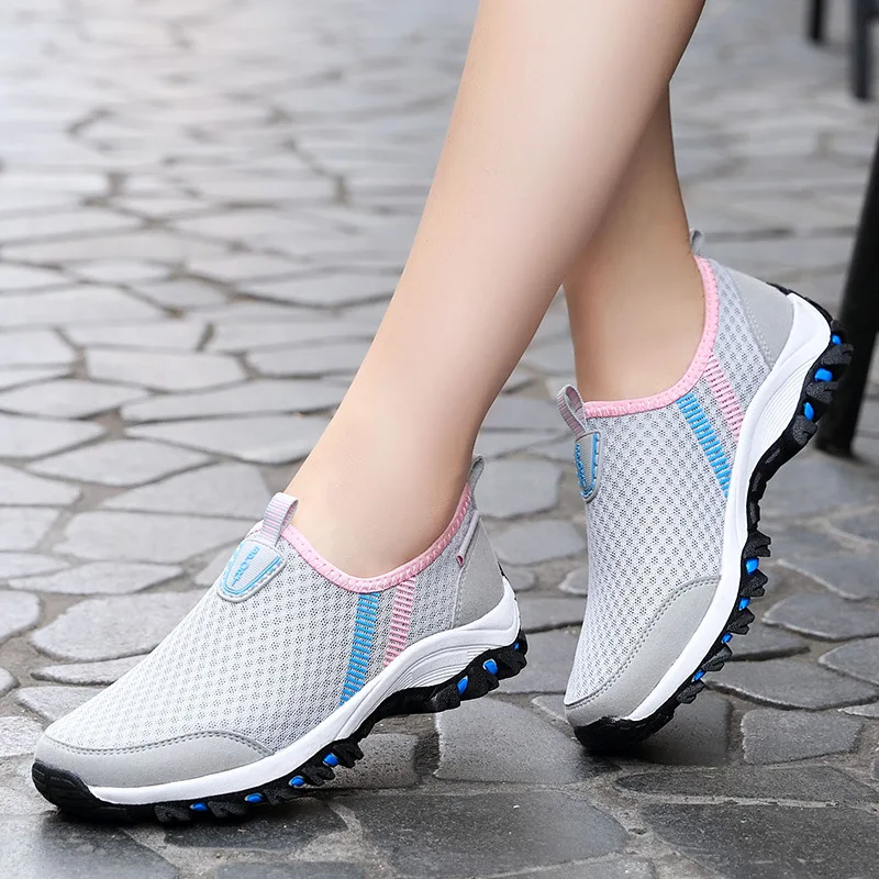 Кроссовки для пар повседневная обувь новинка 2019 освещенная дышащая сетчатая