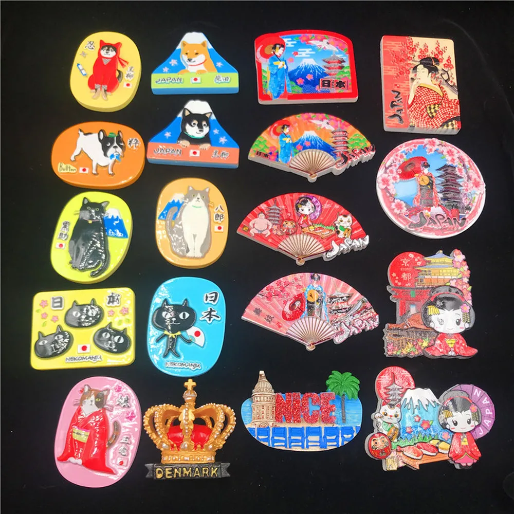 BABELEMI милый японский магнит на холодильник сувенир Шиба ину майхиме крепление Fuji