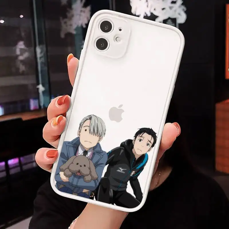 

yuri on ice Japan anime Phone Cases matte transparent For iphone 7 8 11 12 plus mini x xs xr pro max cover