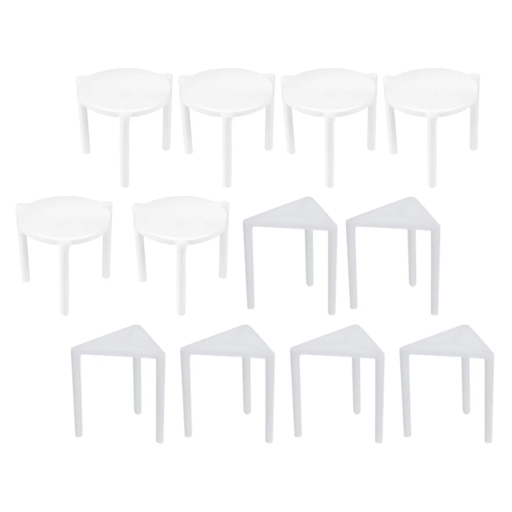 200pcs Multipurpose Fixing Stands Pizza Supports for Home Restaurant (White) | Дом и сад
