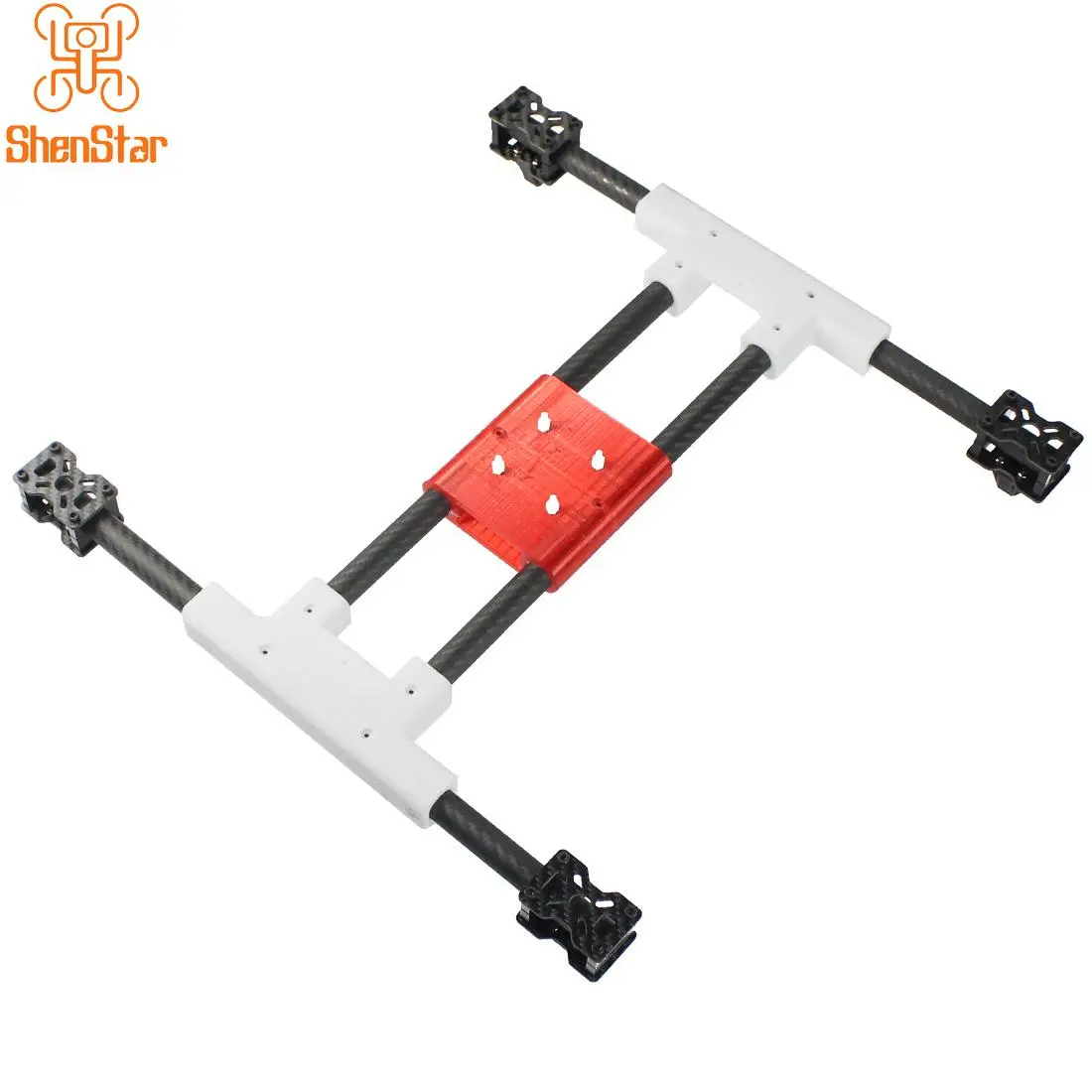 Рама для квадрокоптера ShenStar H467 467 мм H-образная с карбоновой трубкой 16 мм для поддержки пропеллера 10-12 дюймов 2212-4108 920-700kv