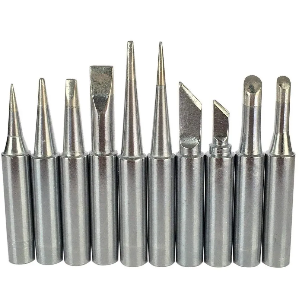 10X 900M Soldering Iron Tips For HAKKO 933 936 937 376 907 913 951 898D 852D+ 878AD For Atten Quick Aoyue Yihua Iron Station